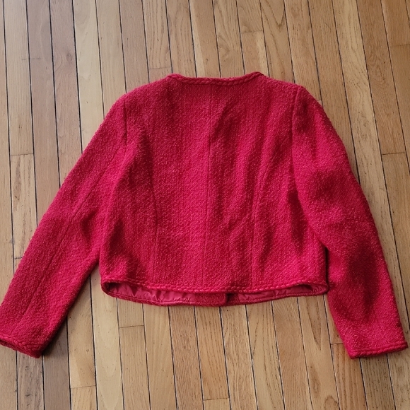 Red Button-Up Jacket - Picture 5 of 5